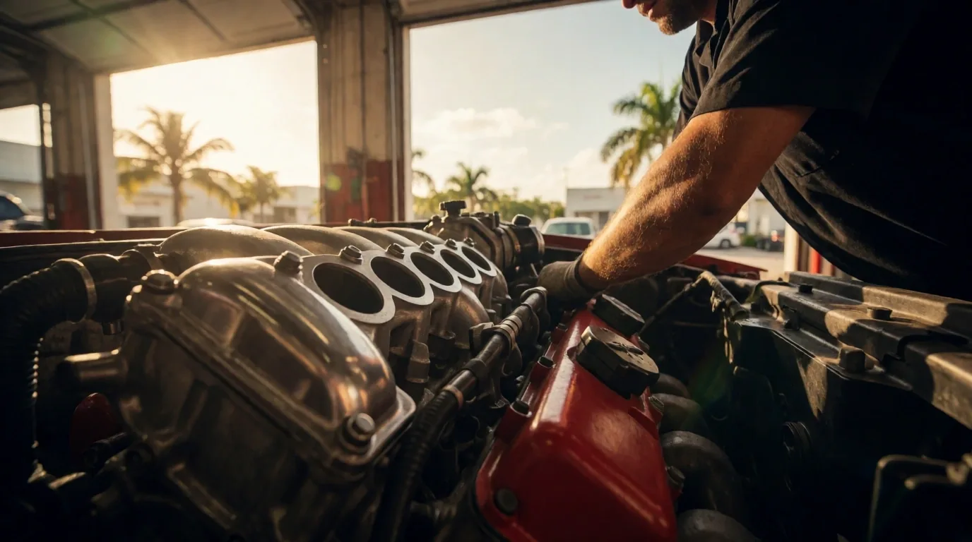High-performance automotive workshop